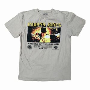 Indiana Jones Raiders of the Lost Ark T-Shirt Men’s Medium Tan Mad Engine Global